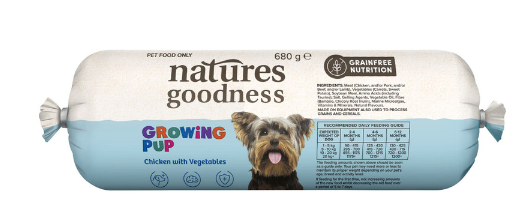 Natures Goodness Grain Free Puppy Chilled Fresh Dog Food Roll