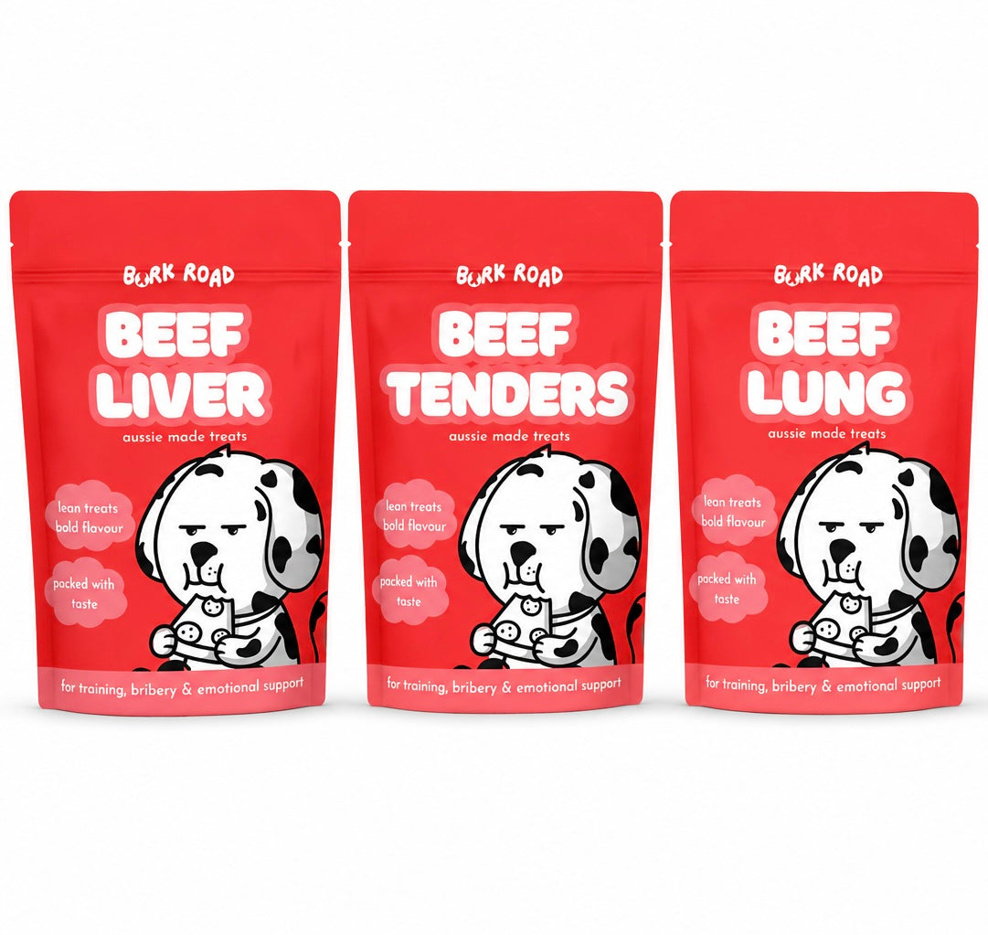 Bark Road The Beef Feast dog treat collection