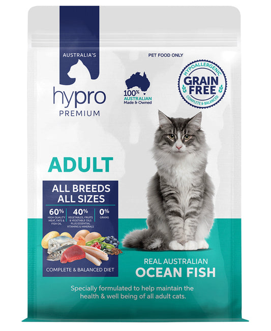 Hypro Premium Grain Free Ocean Fish All Breed Adult Dry Cat Food