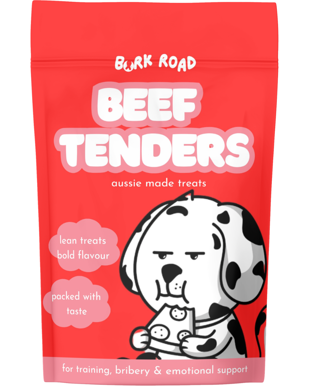 Australian Beef Tenders dog treats by Bark Road – single protein with no fillers or additives