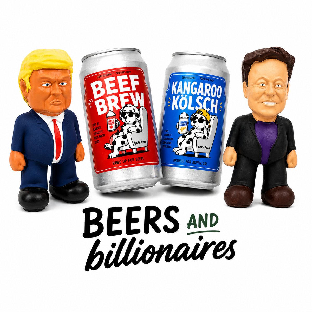 Bark Road alcohol-free dog beers and Friday night treats