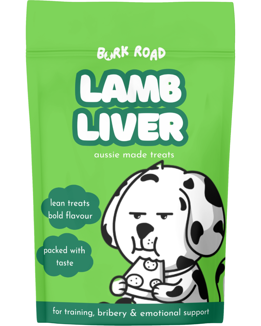 Australian Lamb Liver dog treats by Bark Road – single protein with no fillers or additives