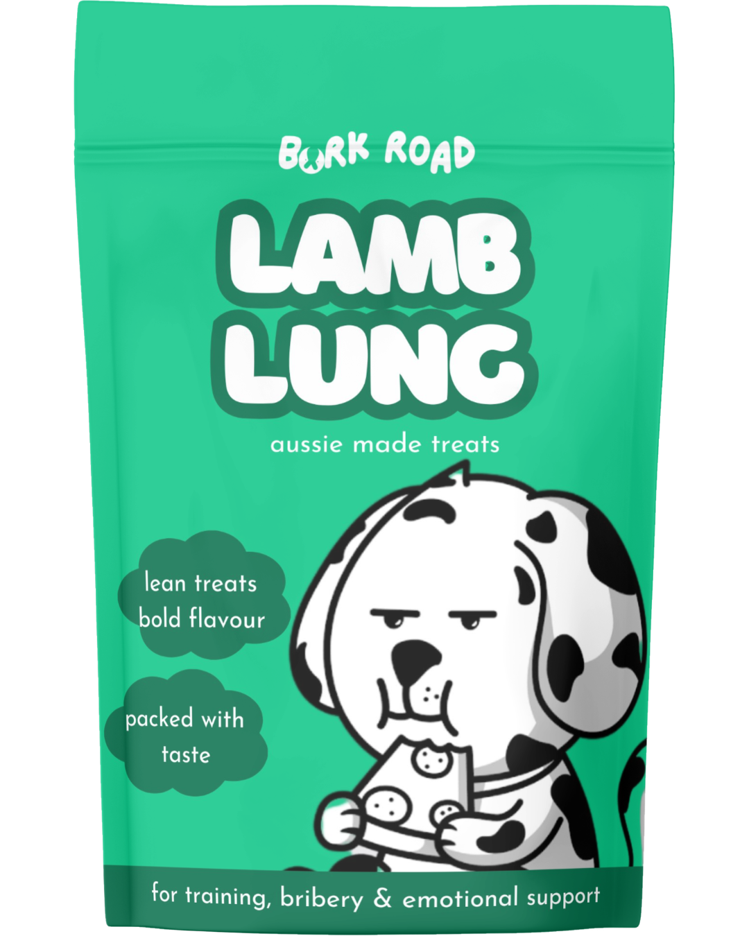 Australian Lamb Lung dog treats by Bark Road – single protein with no fillers or additives