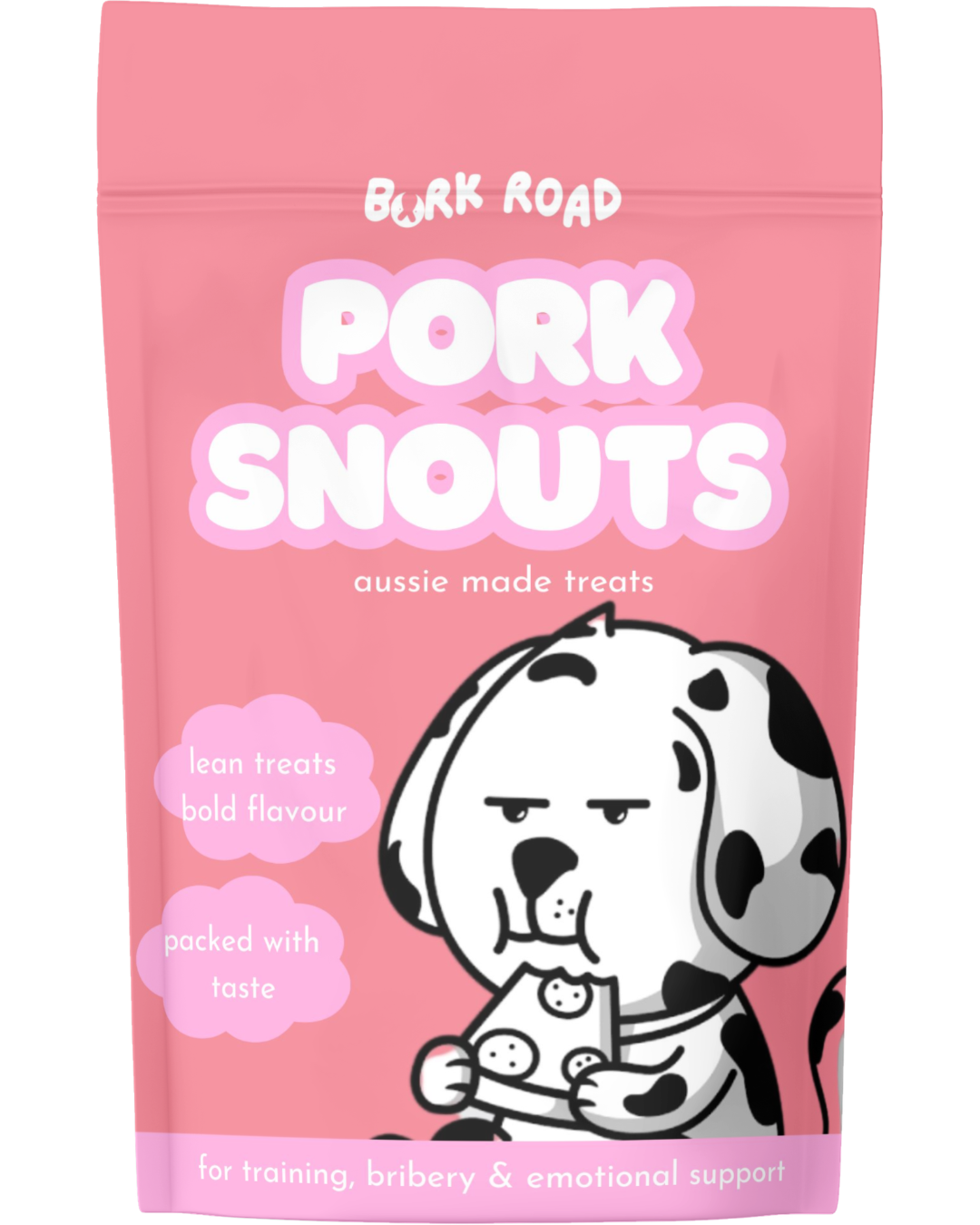 Australian Pork Snouts dog treats by Bark Road – single protein with no fillers or additives