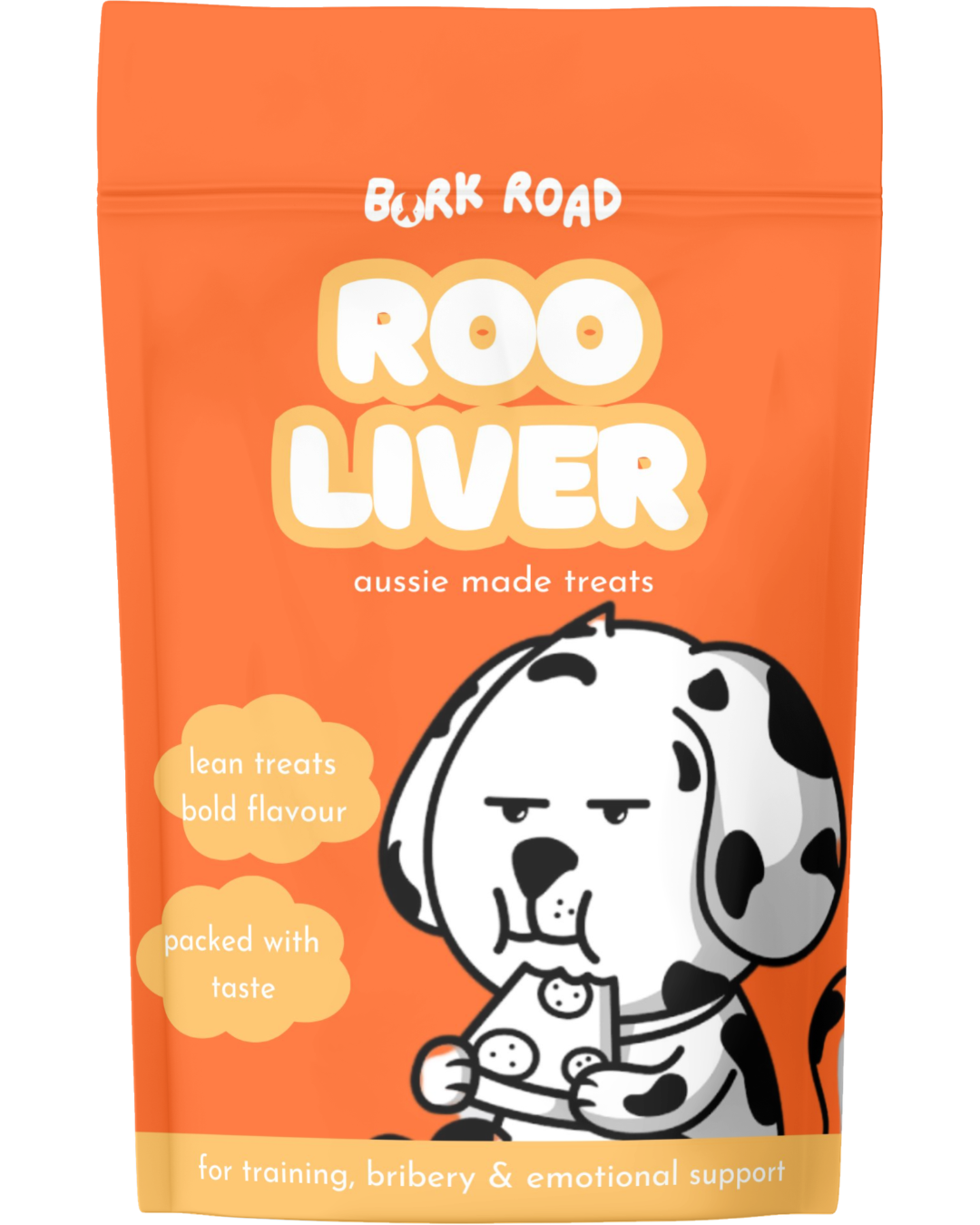 Australian Roo Liver dog treats by Bark Road – single protein with no fillers or additives