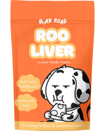 Australian Roo Liver dog treats by Bark Road – single protein with no fillers or additives