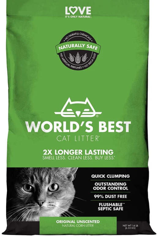 WORLDS BEST CAT LITTER CLUMPING 6.35KG