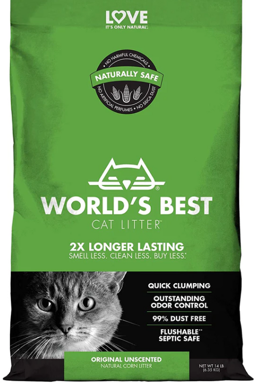 WORLDS BEST CAT LITTER CLUMPING 6.35KG